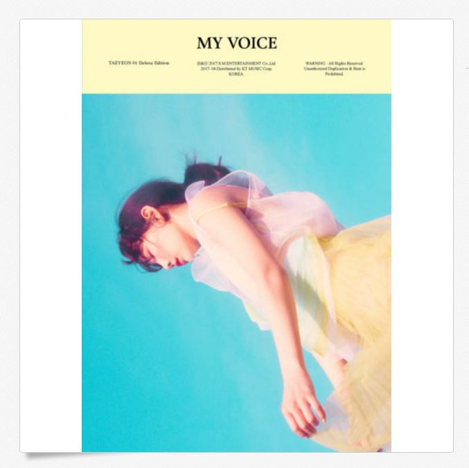 TAEYEON 1st Album - My Voice (Deluxe Edition) – Choice Music LA