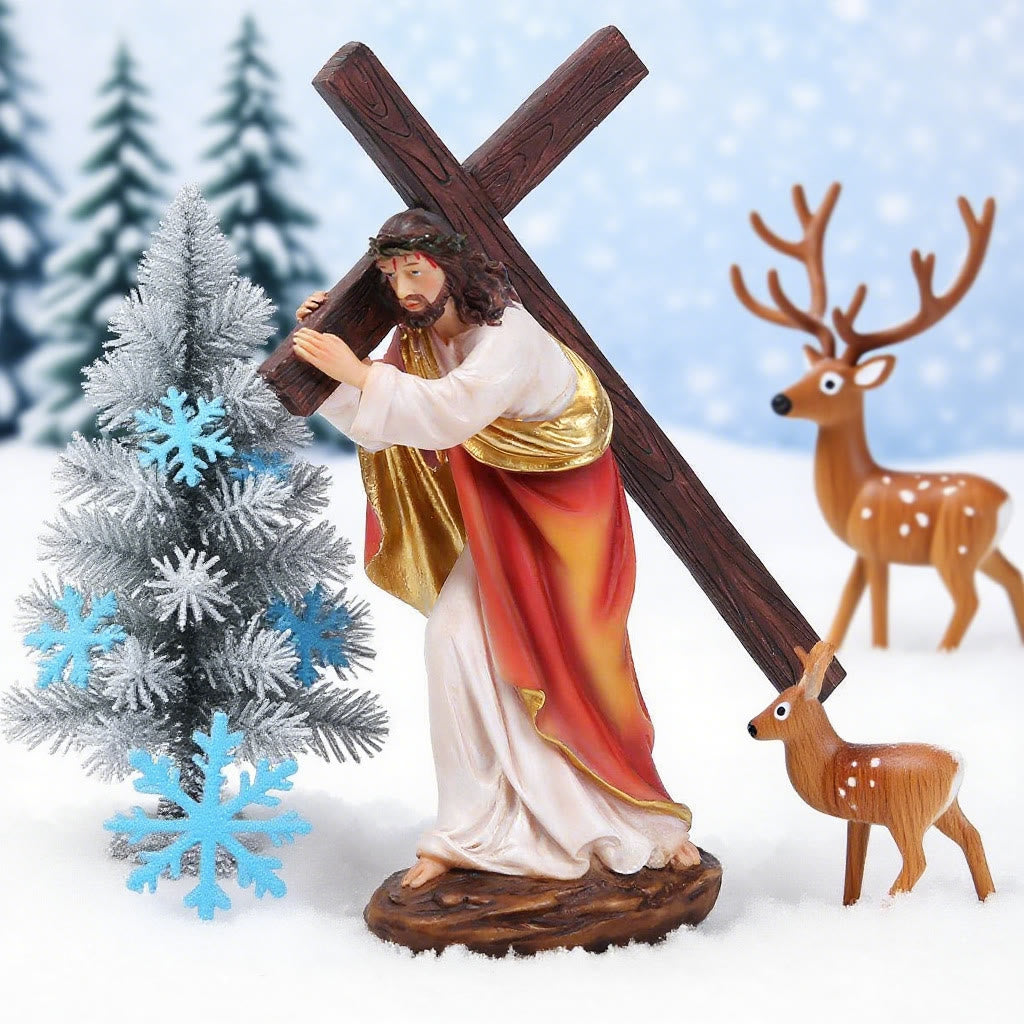 Christianartworkshop Christmas Jesus Carrying Cross Desktop