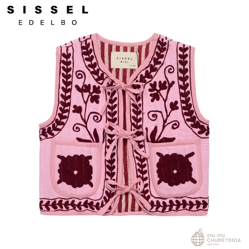 SISSEL EDELBO】Honey MINI Vest Burgundy – chu chu CHUPETERIA