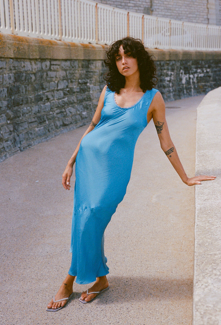 Leticia Dress Acqua – Ciao Lucia