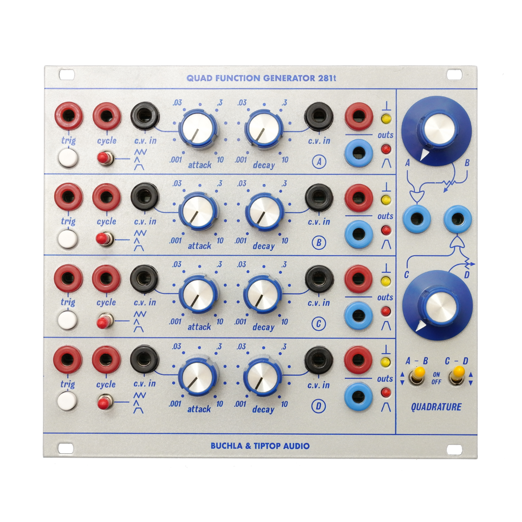 Buchla & Tiptop Audio 281t Quad Function Generator— Clockface Modular