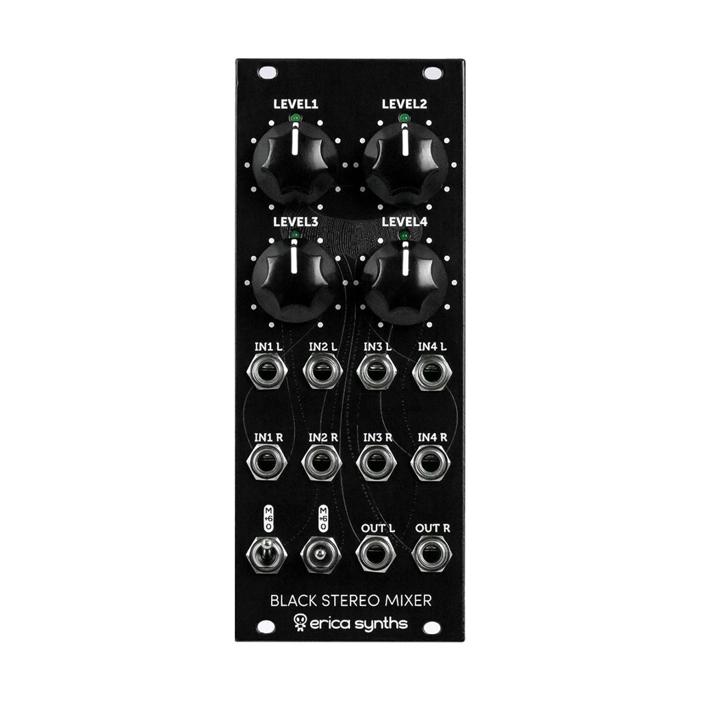Erica Synths Black Stereo Mixer v3— Clockface Modular