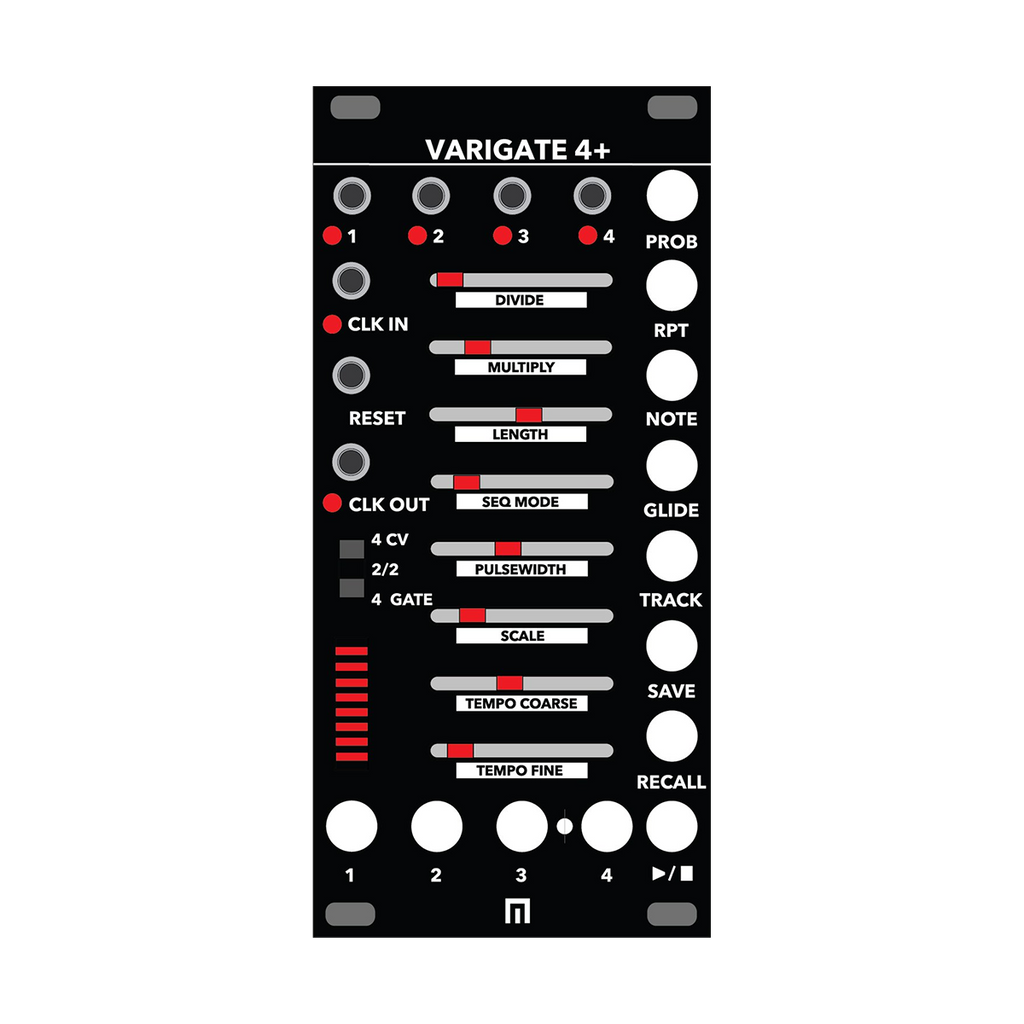 Malekko Heavy Industry Varigate 4+ (Black)— Clockface Modular