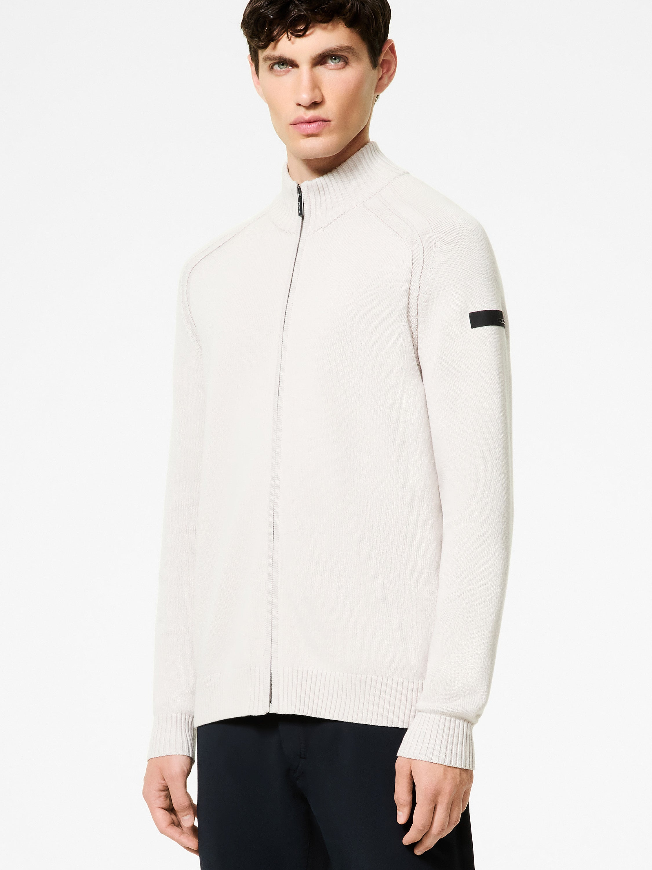 Cotton Plain Full Zip Knit - RRD Roberto Ricci Designs - Official