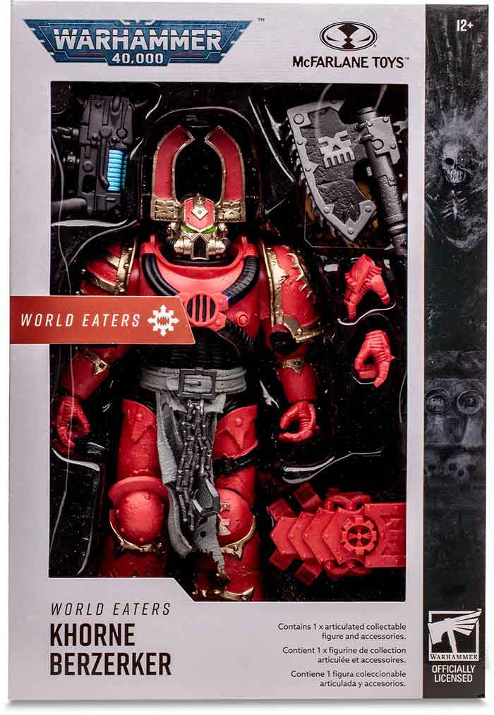 Warhammer 40000 7 Inch Action Figure Wave 7 - World Eaters Khorne
