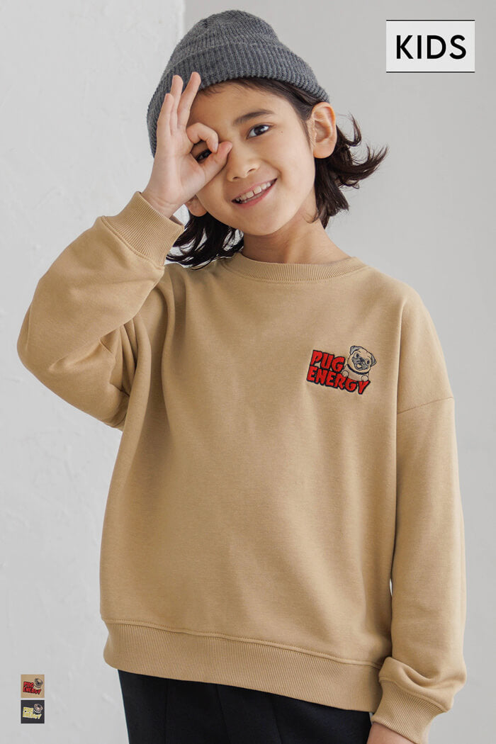 セール☆1690円→990円 刺繍スウェットトップス キッズ メール便不可