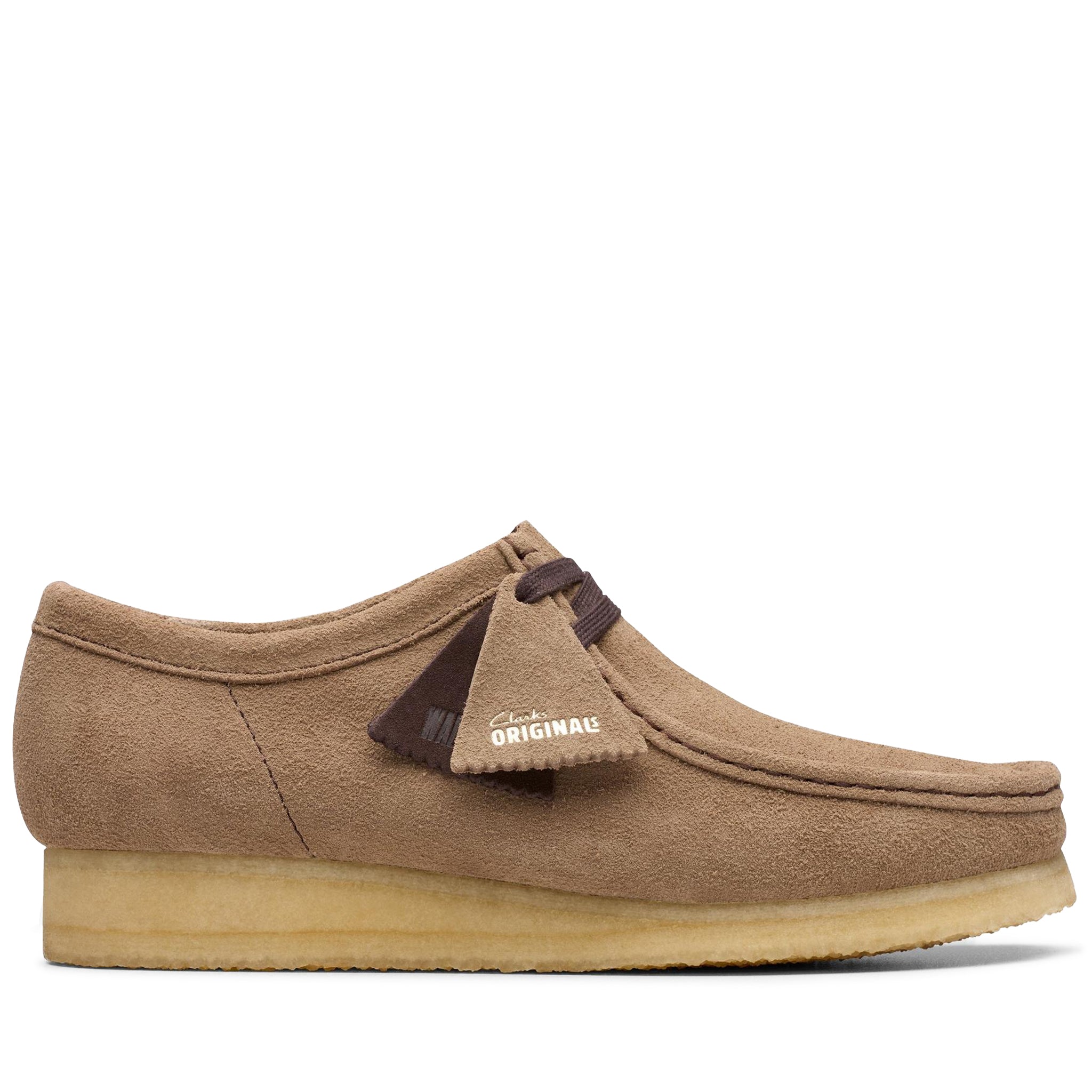 Men's Clarks Wallabee Low Suede - Wolf – Cool J's Miami online