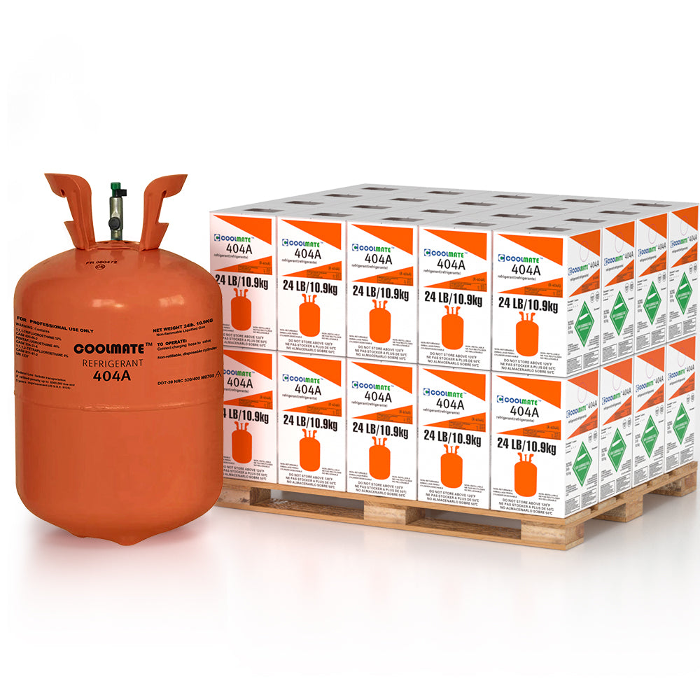 Full Pallet R-404A 24LB(40 Cylinders $250/ea.)|CoolmateGas Refrigerant