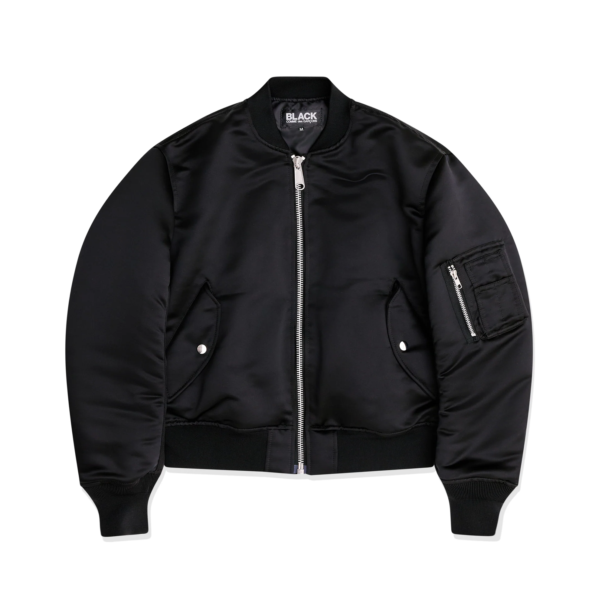 Wadded Polyester Frill Reversible Bomber Jacket – COMME des