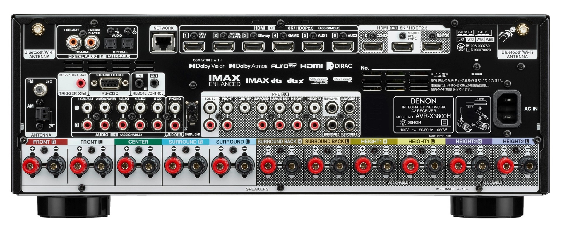 横浜店】DENON新型アンプAVR-X3800H、AVR-X2800H、AVR-X580BTの3機種