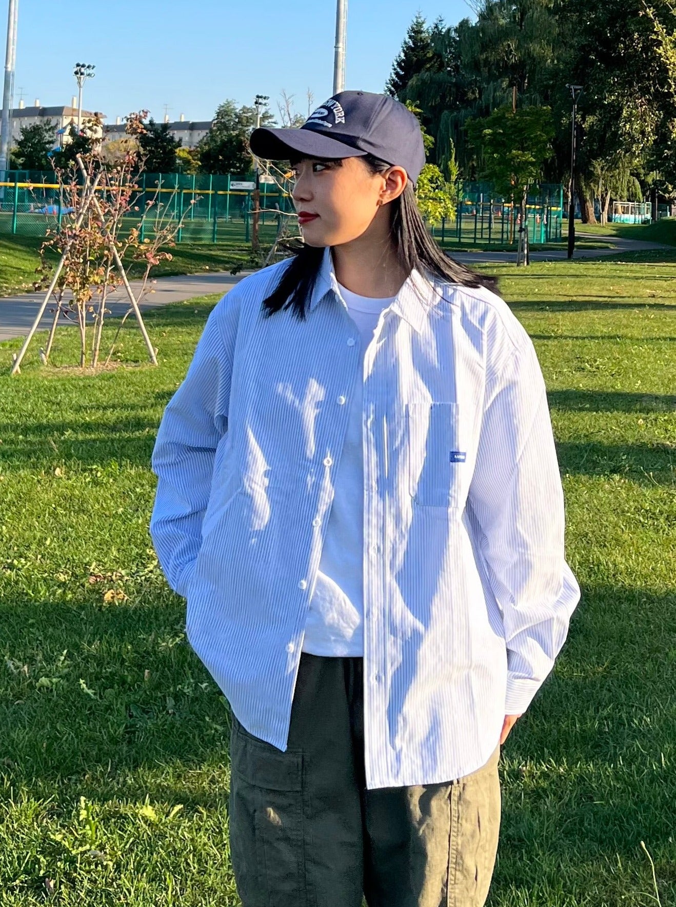 ブルーストライプシャツ DPB55035 – CRAMMY