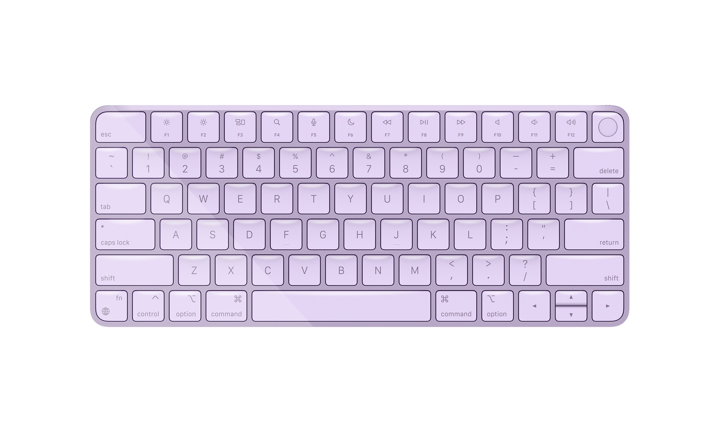 Shop Apple Magic Keyboard with Touch ID - Purple | Craft by Merlin