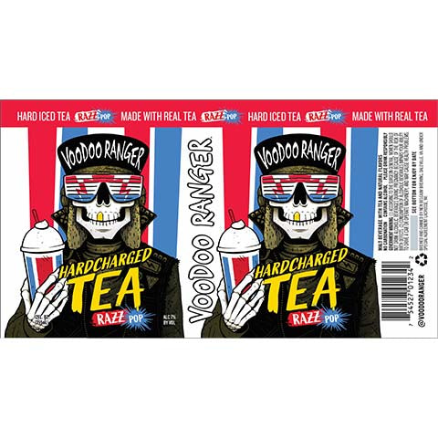 New Belgium Voodoo Ranger Hardcharged Tea Razz Pop – CraftShack
