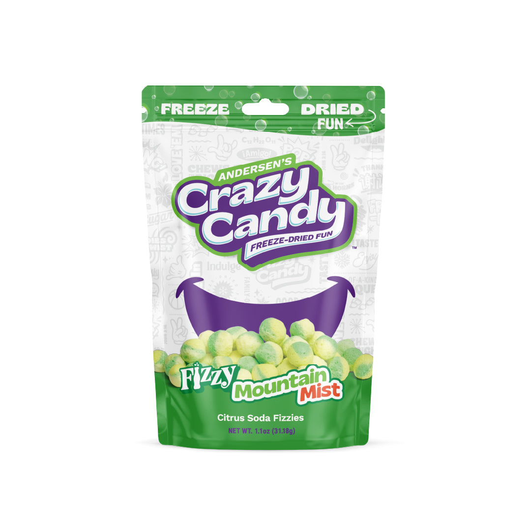 Fizzy Mountain Mist; Mountain Dew Candy | Crazy Candy – Andersen's