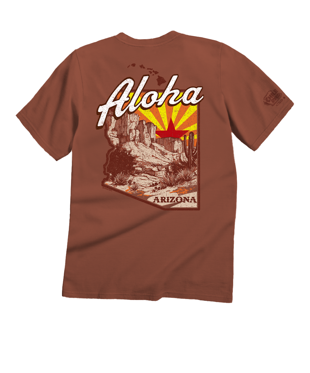 Aloha Arizona - Chile Dyed Short Sleeve Crewneck T-Shirt