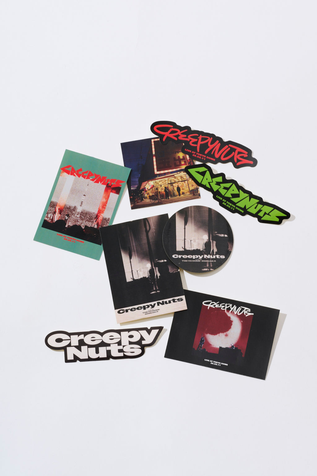LIVE at TOKYO DOME Sticker Set – Creepy Nuts STORE