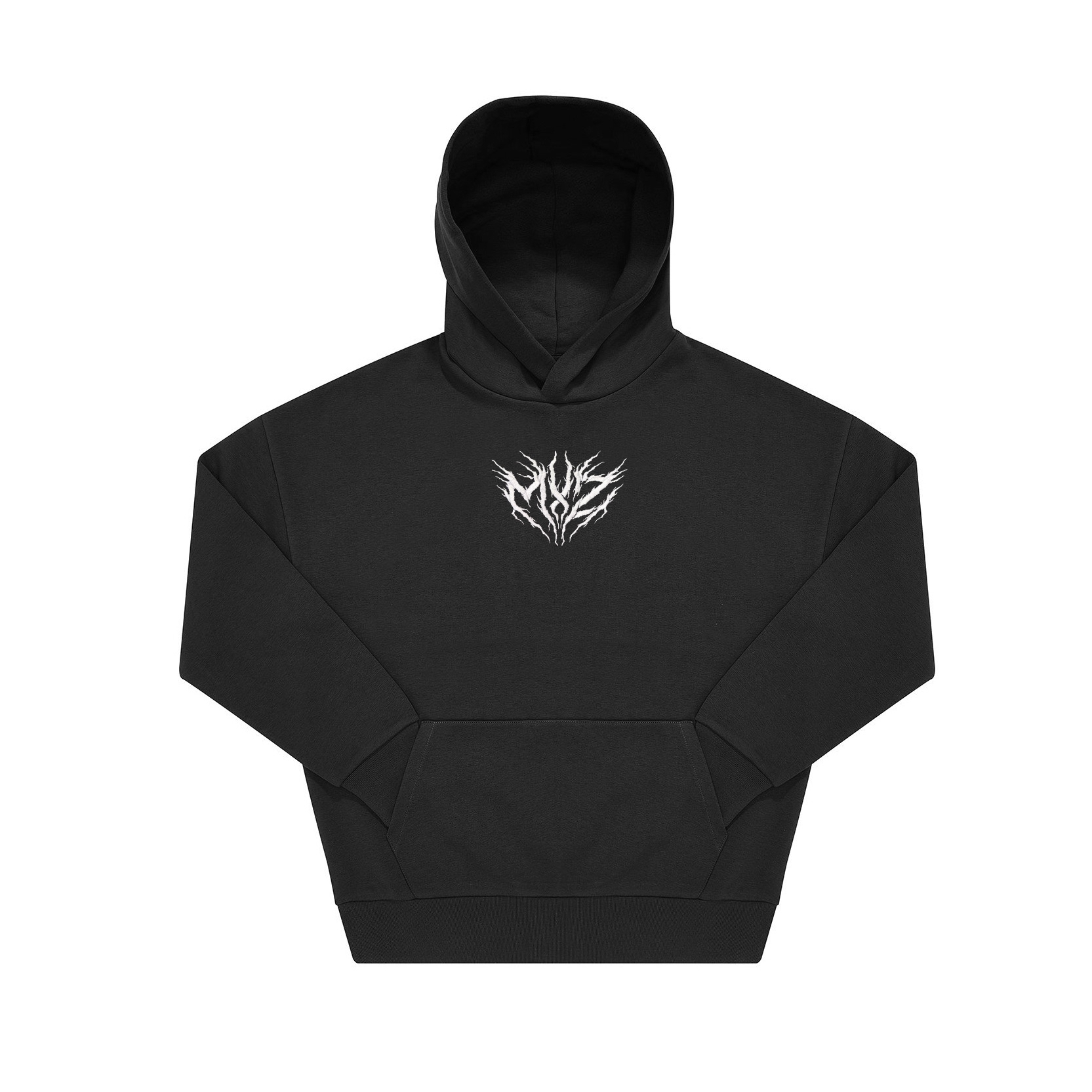 Embroidered MxZ Hoodie (Black) – Creator Merch