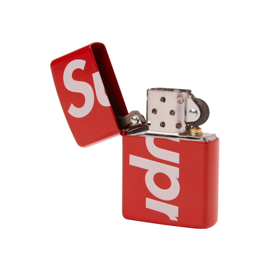 Supreme Logo Zippo Red
