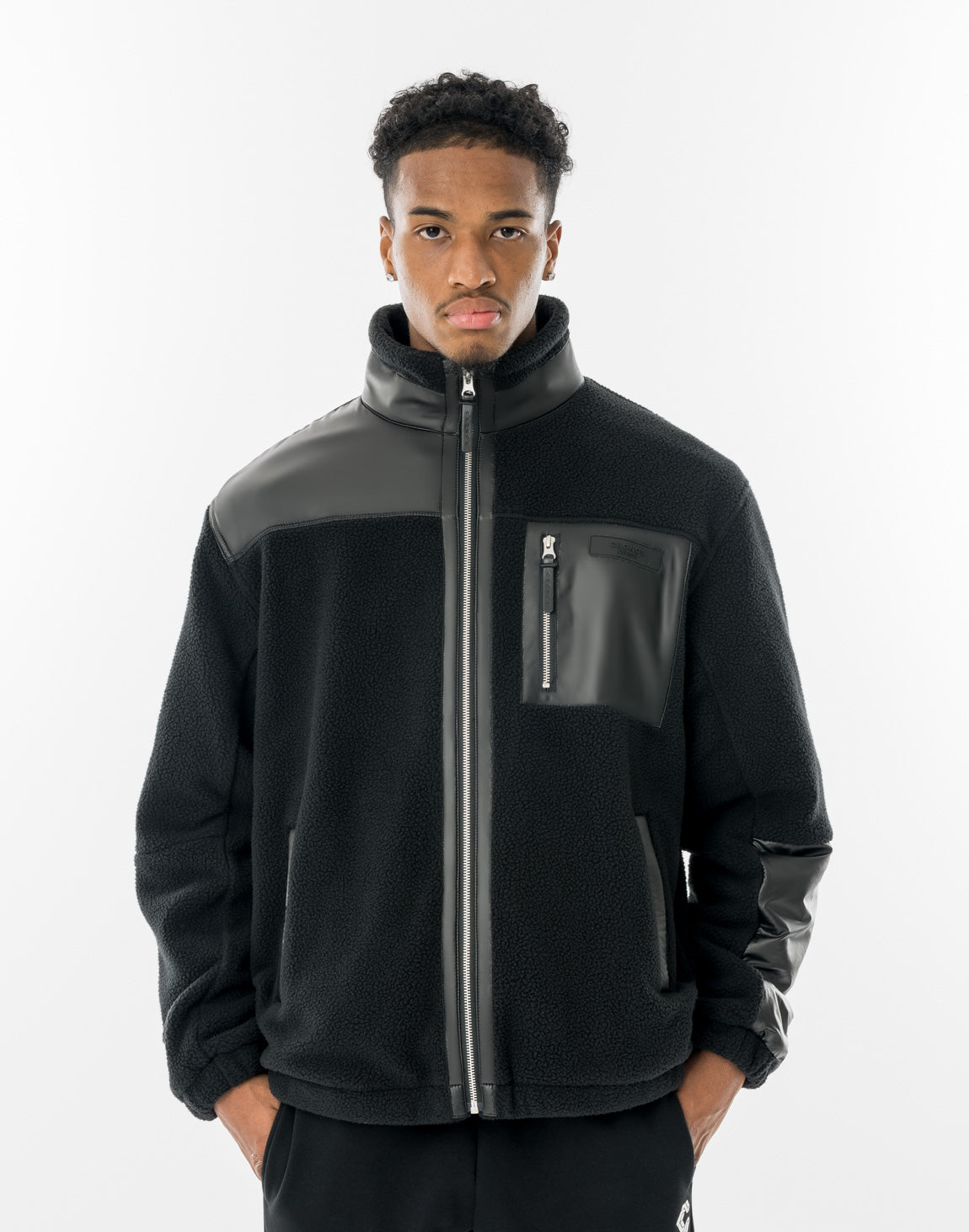 CRONOS ブラックカモ ナイロンジャケット XL CRONOS EDGE ZIP STAND