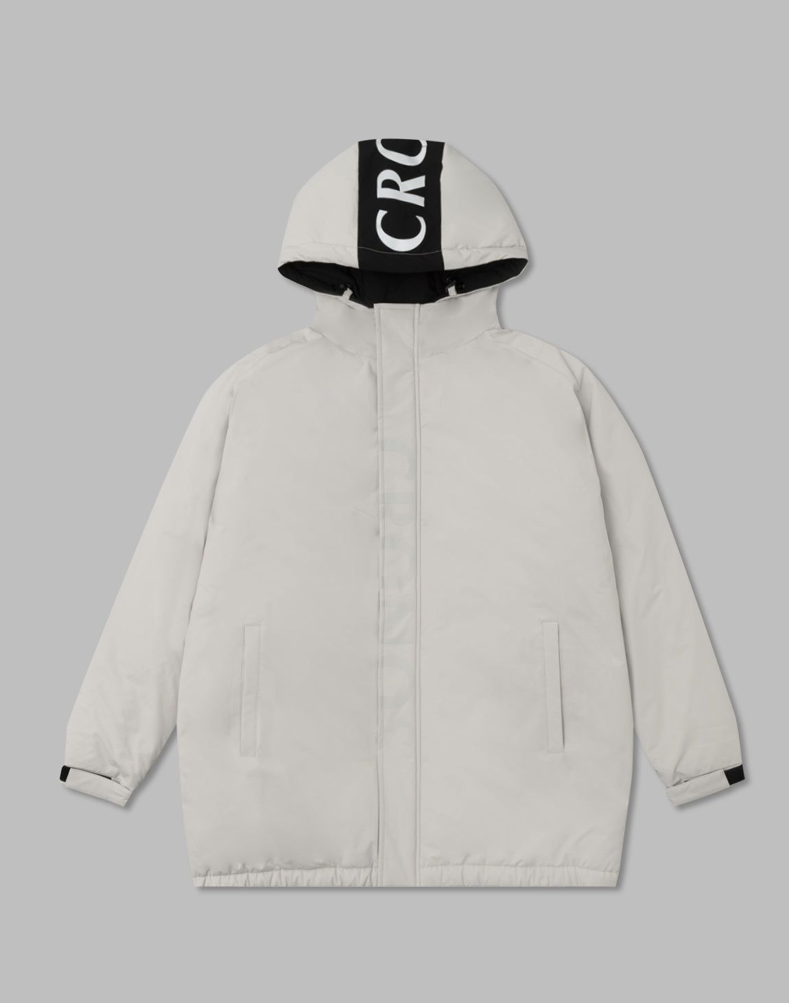 CRONOS Padded hooded jacket【ICE GRAY】