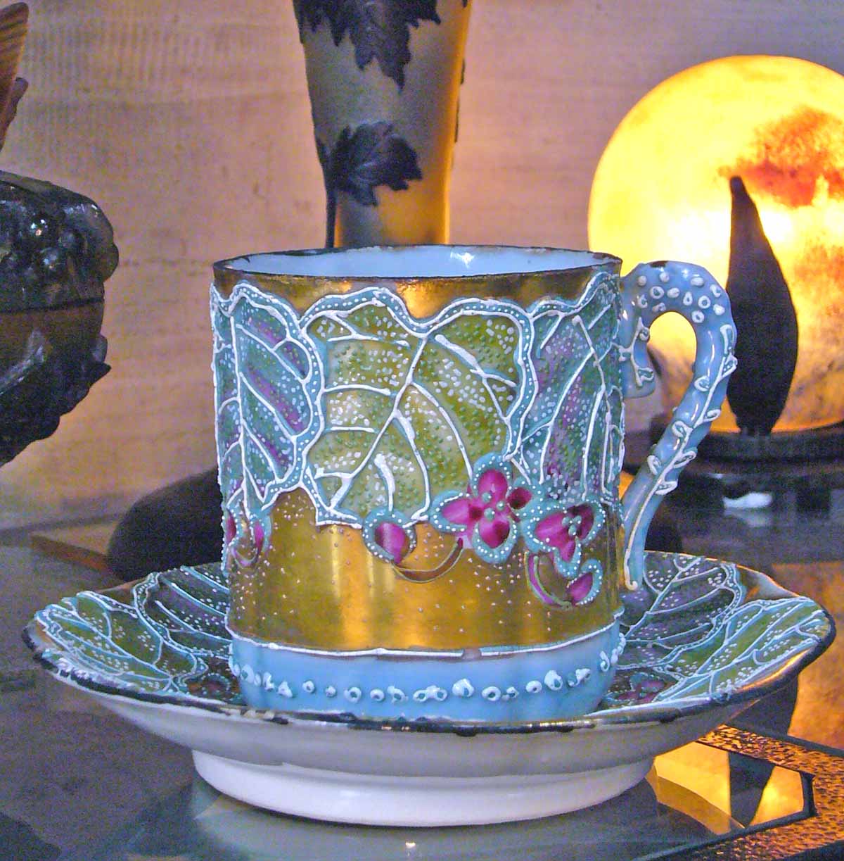 オールドノリタケ メープルリーフ期のアンティークカップ。: 団塊の