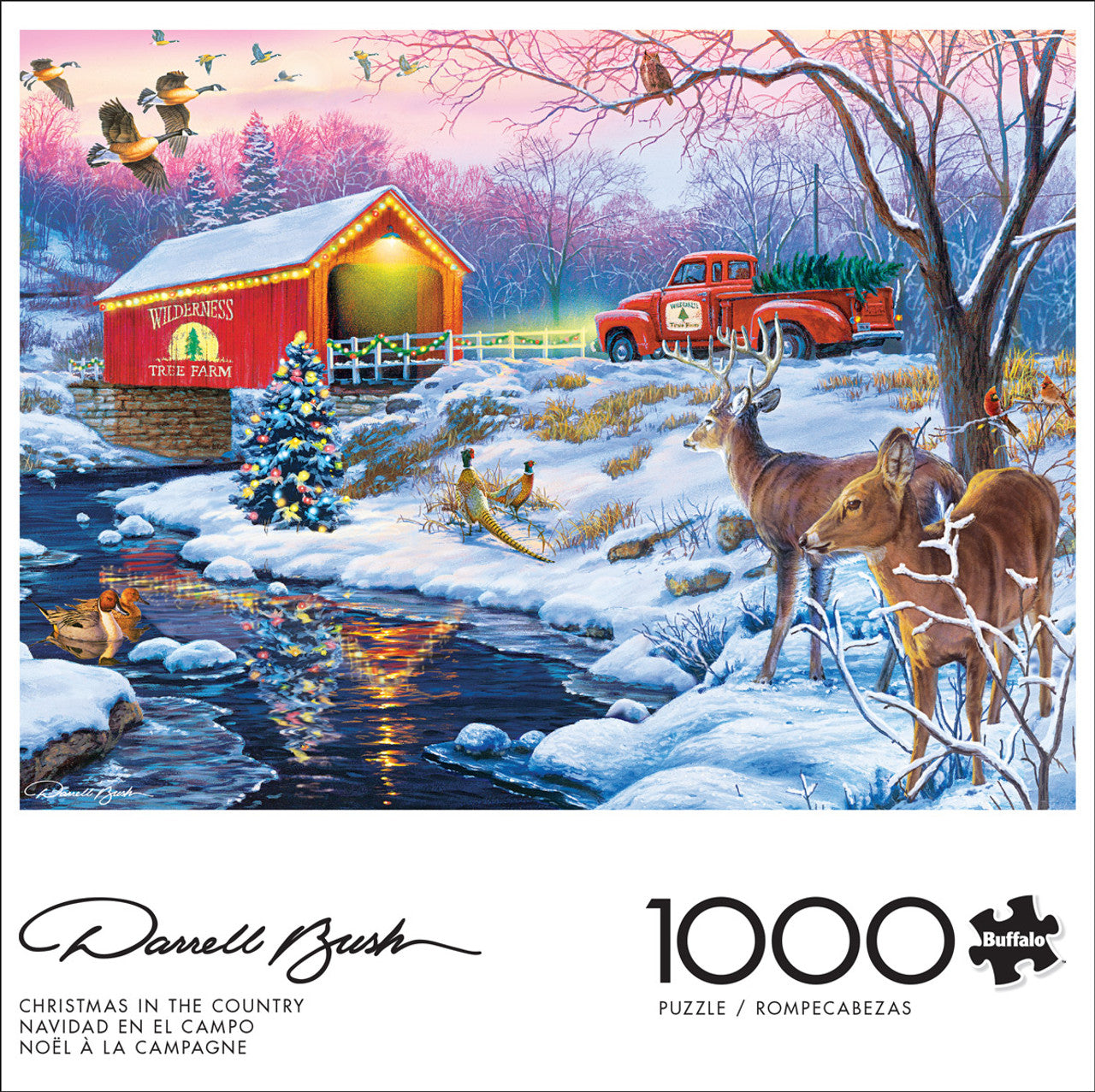 Christmas in the Country – Darrell Bush Art