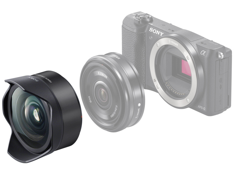 ソニー、E 16mm F2.8とE 20mm F2.8用コンバージョンレンズ - デジカメ