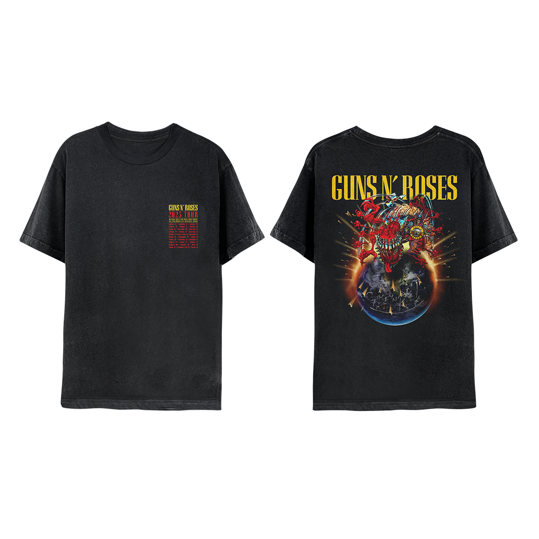 Reverse Tour Admat 2025 T-Shirt - Guns N' Roses