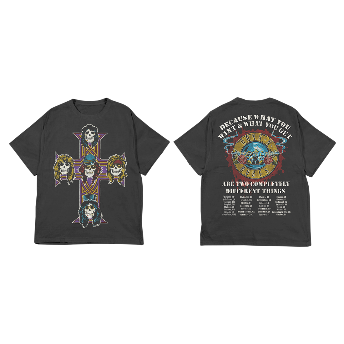 Vintage Cross 2025 T-Shirt - Guns N' Roses