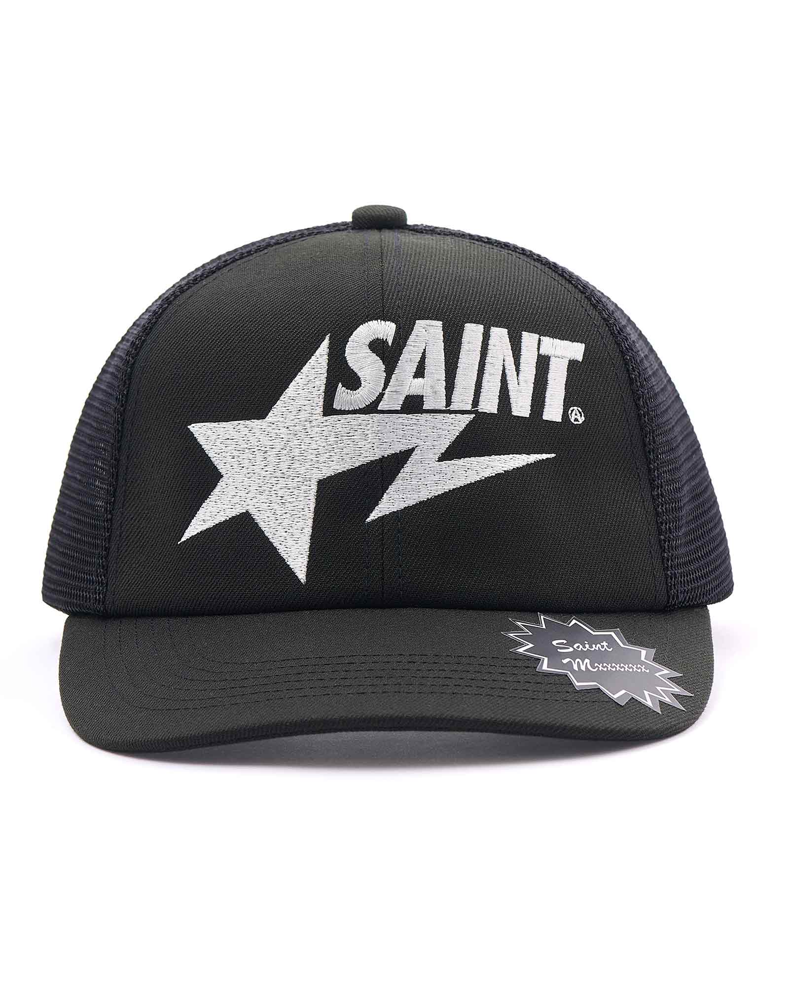 SAINT M×××××× (セントマイケル) SS26 BAPE_MESH CAP/BLACK | Detail