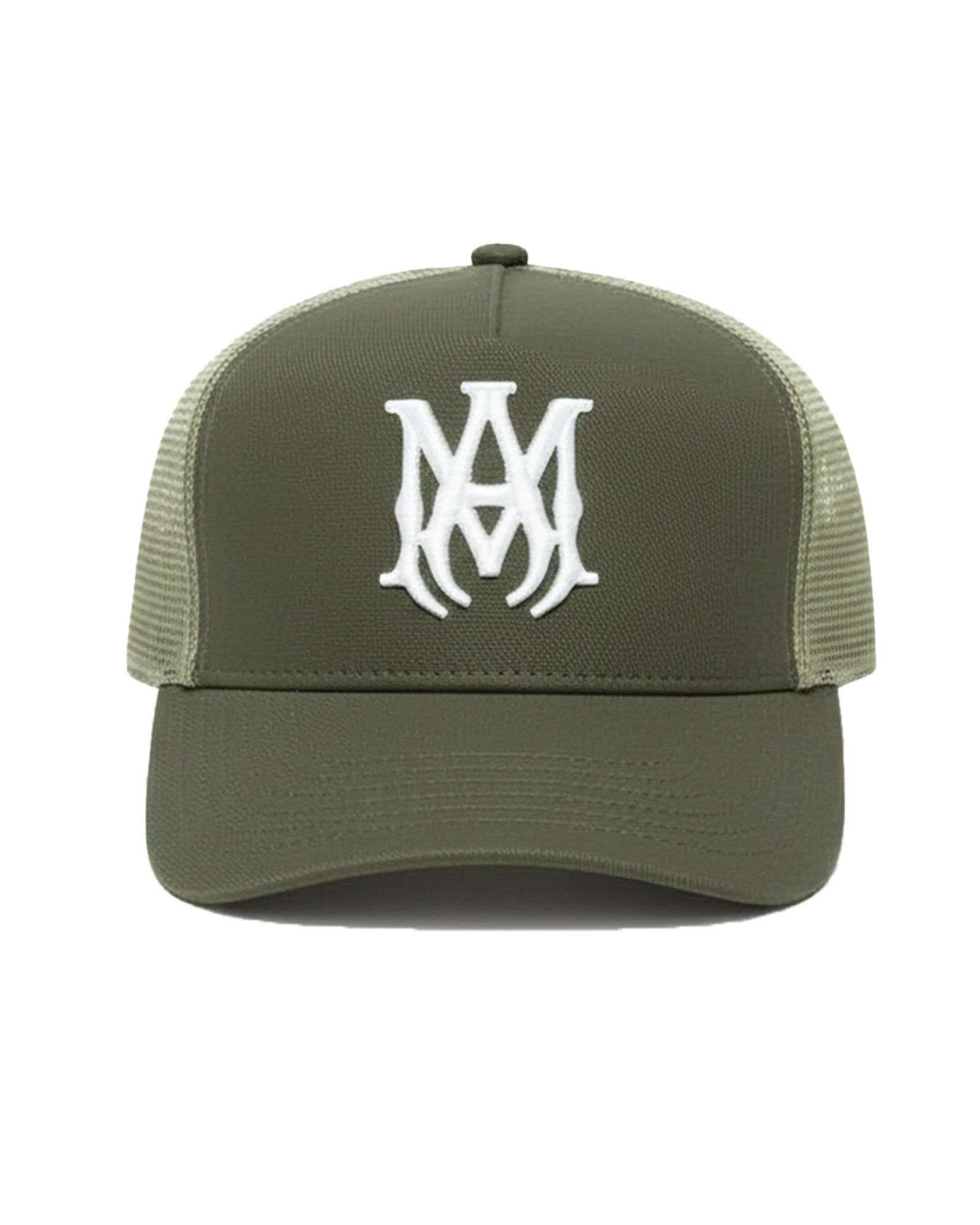 AMIRI (アミリ) SS26 MA LOGO TRUCKER HAT | Detail Application