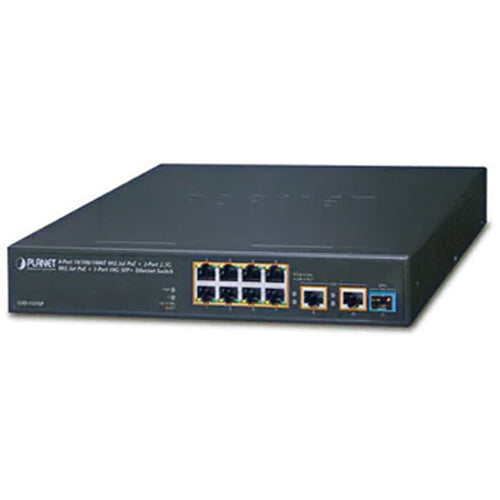 PoE+ギガビットイーサネットスイッチングハブ 2.5G対応 10G SFPポート