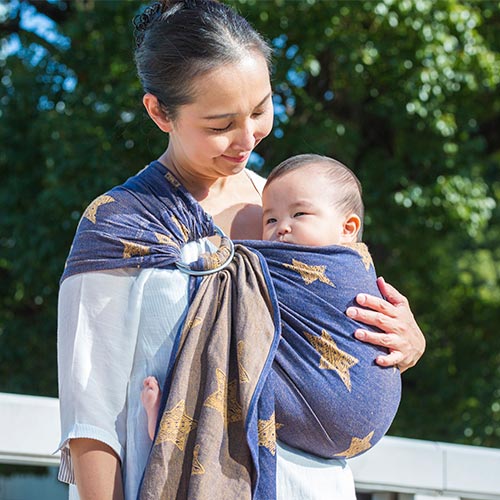 新生児から使えるスリング｜抱っこ紐、おんぶ紐、スリングなどベビー