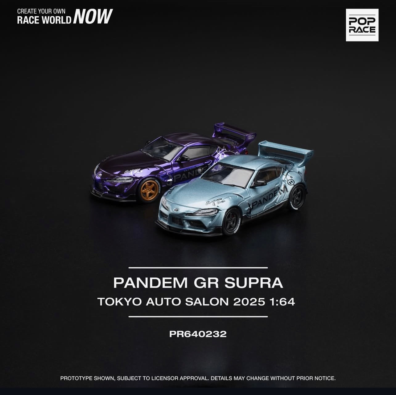 Pop Race 232 Pandem GR Supra Tokyo Auto Salon 2025 – Diecastz