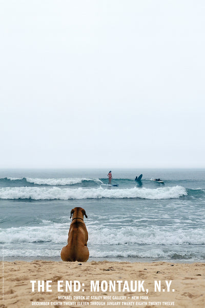 The End: Montauk, N.Y. 'Surf Dog' Exhibition Poster – Ditch Plains