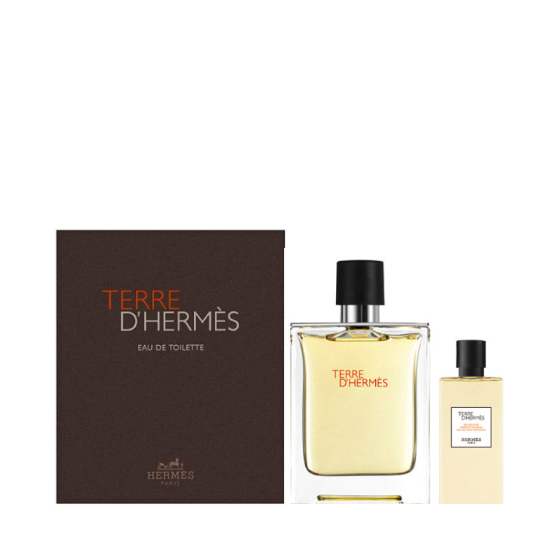 TERRE D'HERMES TRAVEL SET 3.3oz EDT SP+2.7oz S.G (M) – DLG