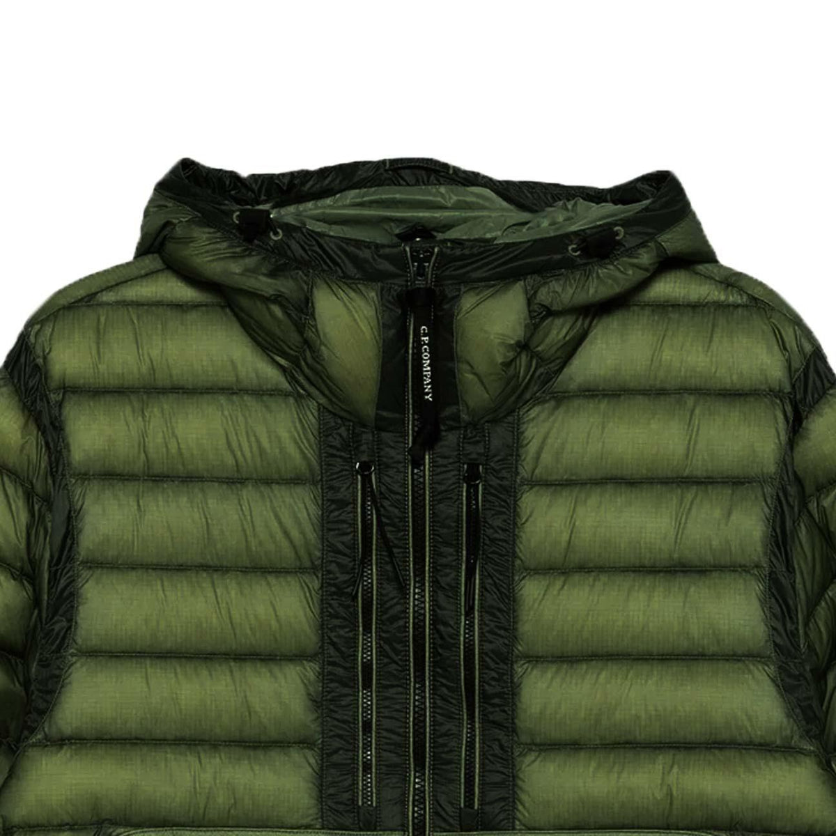 C.P. Company] DD-Shell Goggle Hooded Down Jacket in Capers Green