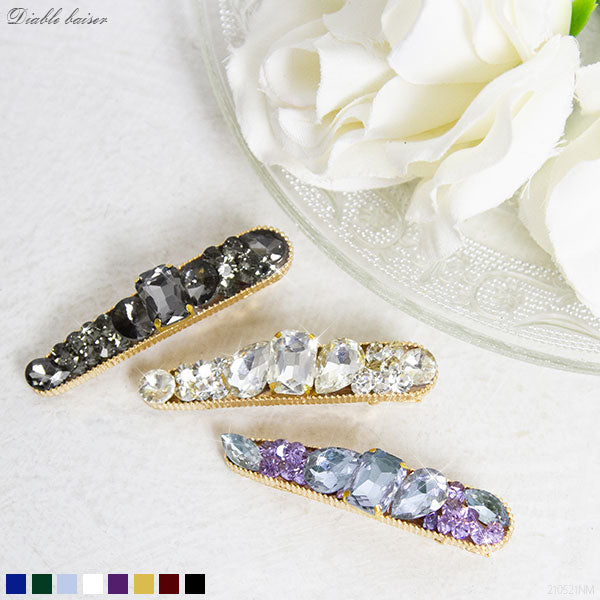 カラービジューヘアクリップ – レディースファッション通販の夢展望