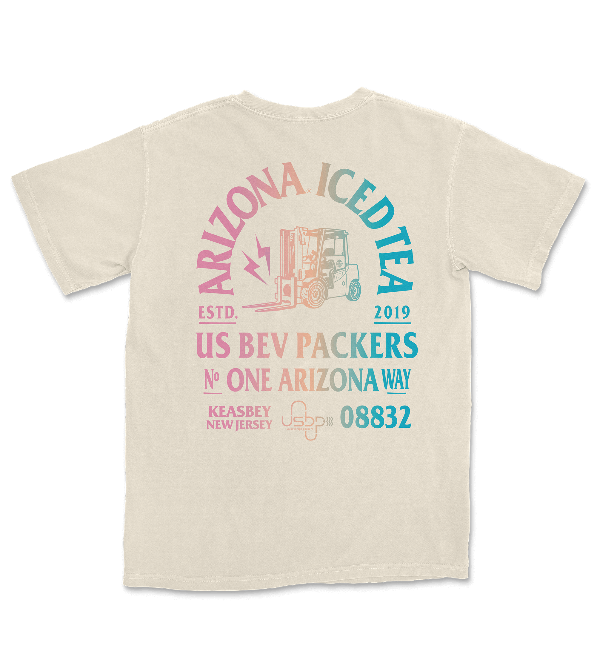 Ivory Logo Factory T-Shirt – DrinkAriZona