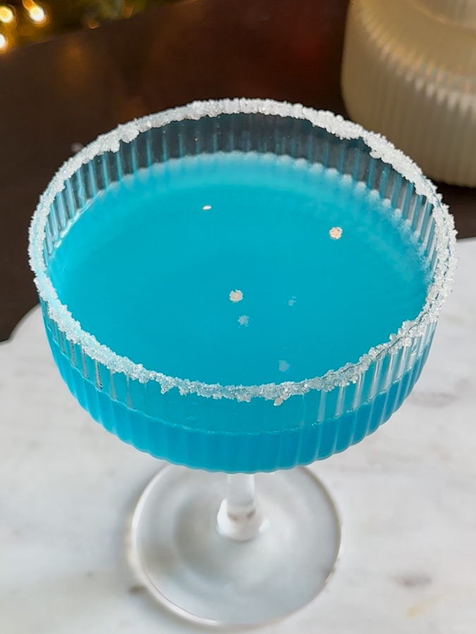 Jack Frost Lemon Drop Martini - Cocktail Recipe - Drinks with Danica