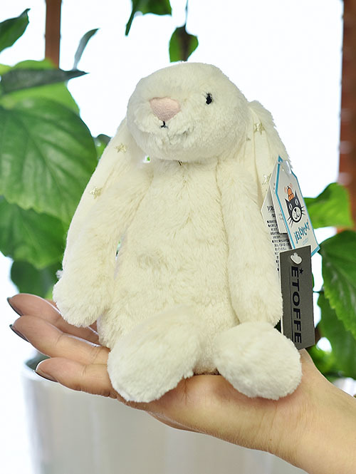Sサイズ/18cm 】Jellycat Bashful Twinkle Bunny Small 18センチ 星耳