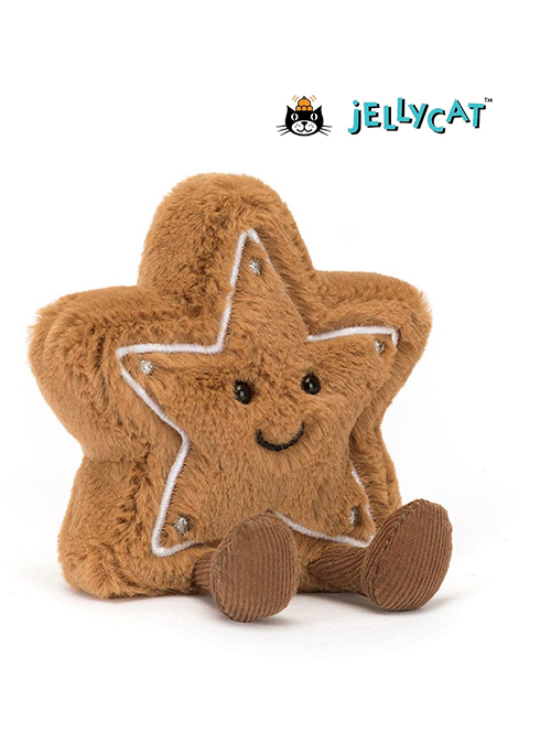 Jellycat(ｼﾞｪﾘｰｷｬｯﾄ） Amuseables Star Cookie 星のクッキー ほし 星