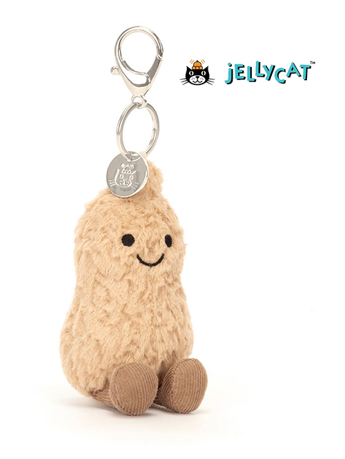 Jellycat ジェリーキャット Amuseables Peanut Bag Charm ピーナツ