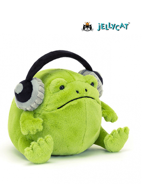 Jellycat ジェリーキャット Ricky Rain Frog Headphones ヘッドホンを