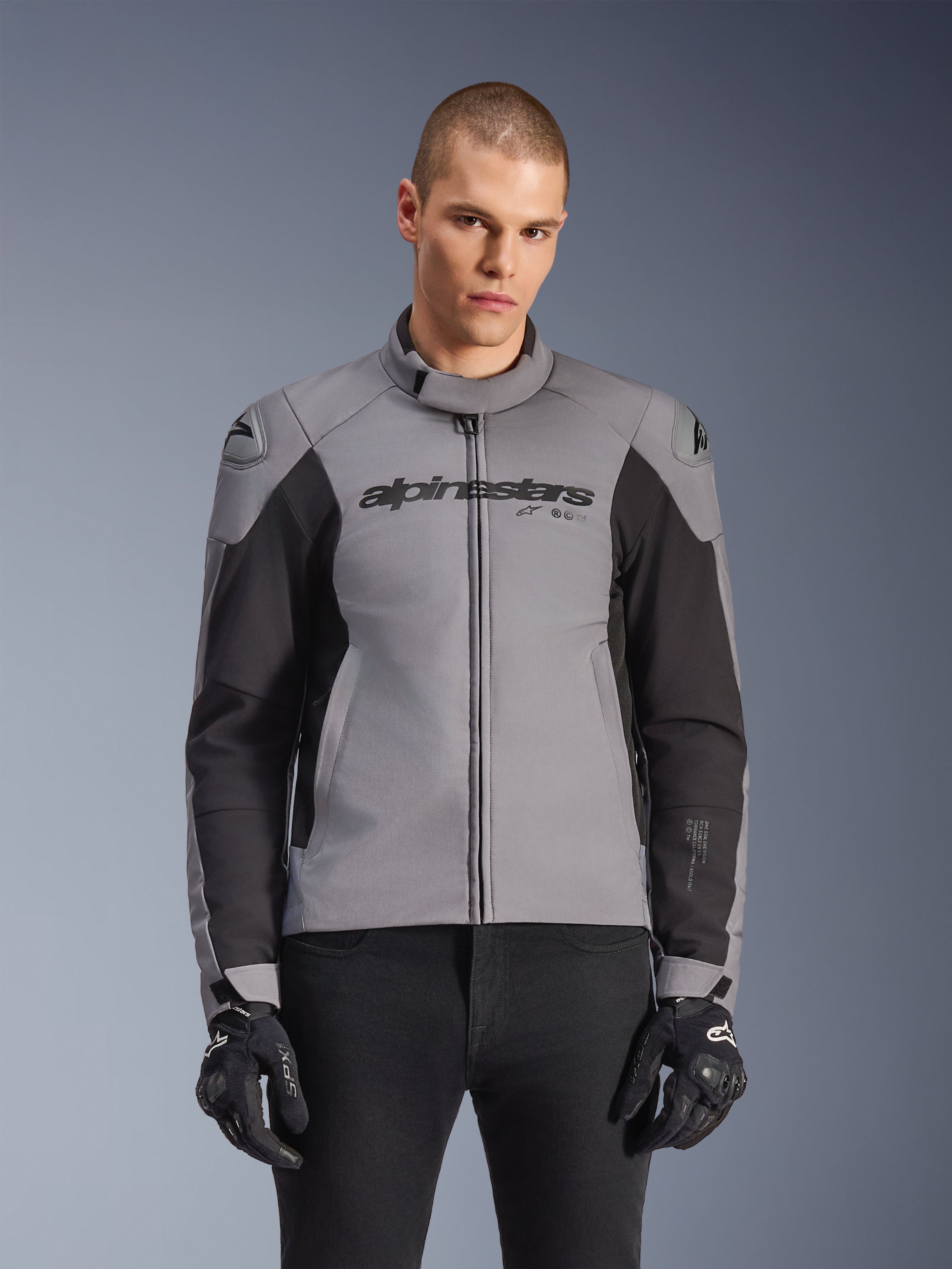 SMX Waterproof - Gray Motorcycle Jacket | Alpinestars®