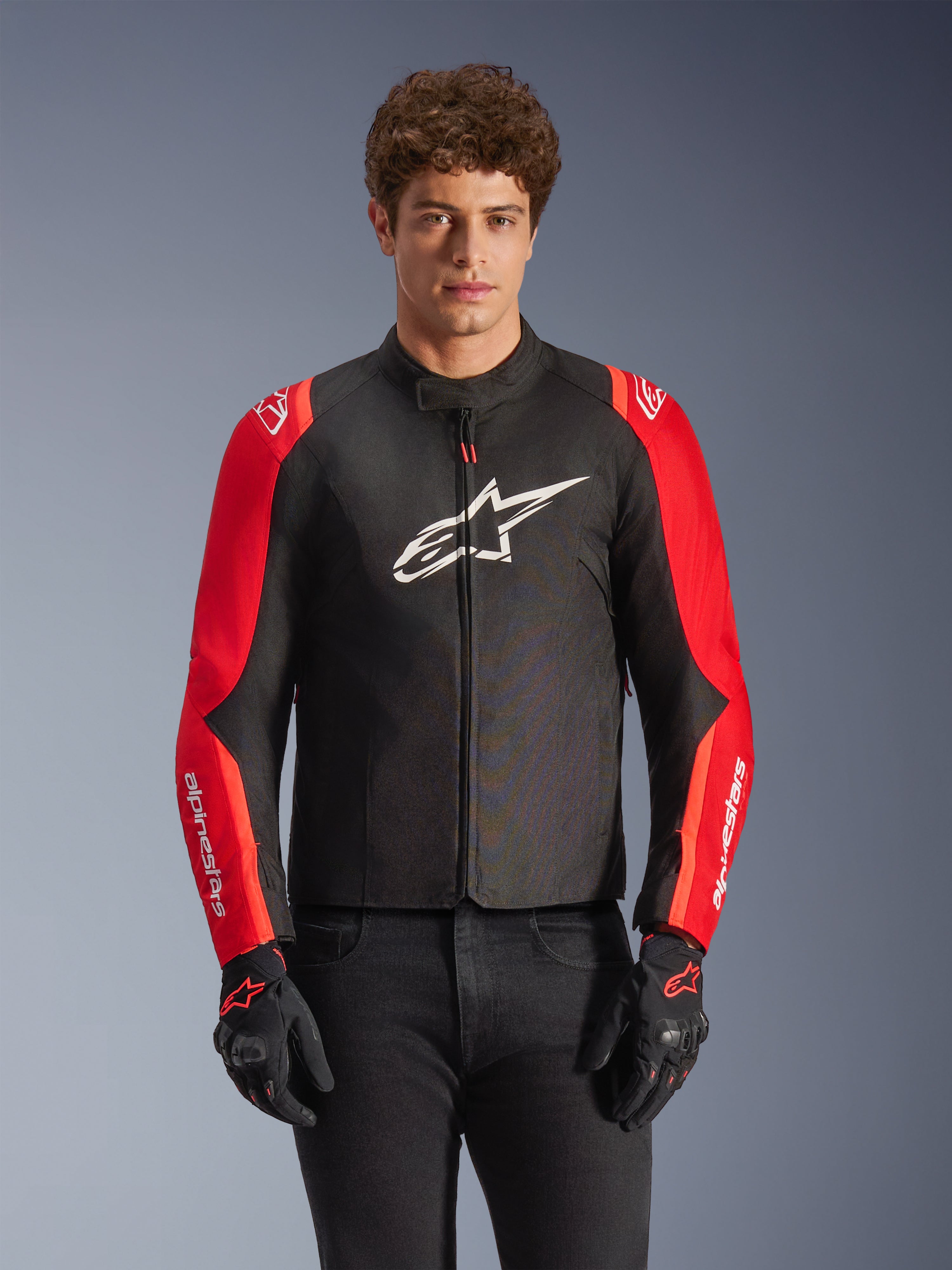 T-SPS V2 Waterproof - Black Motorcycle Jacket | Alpinestars®