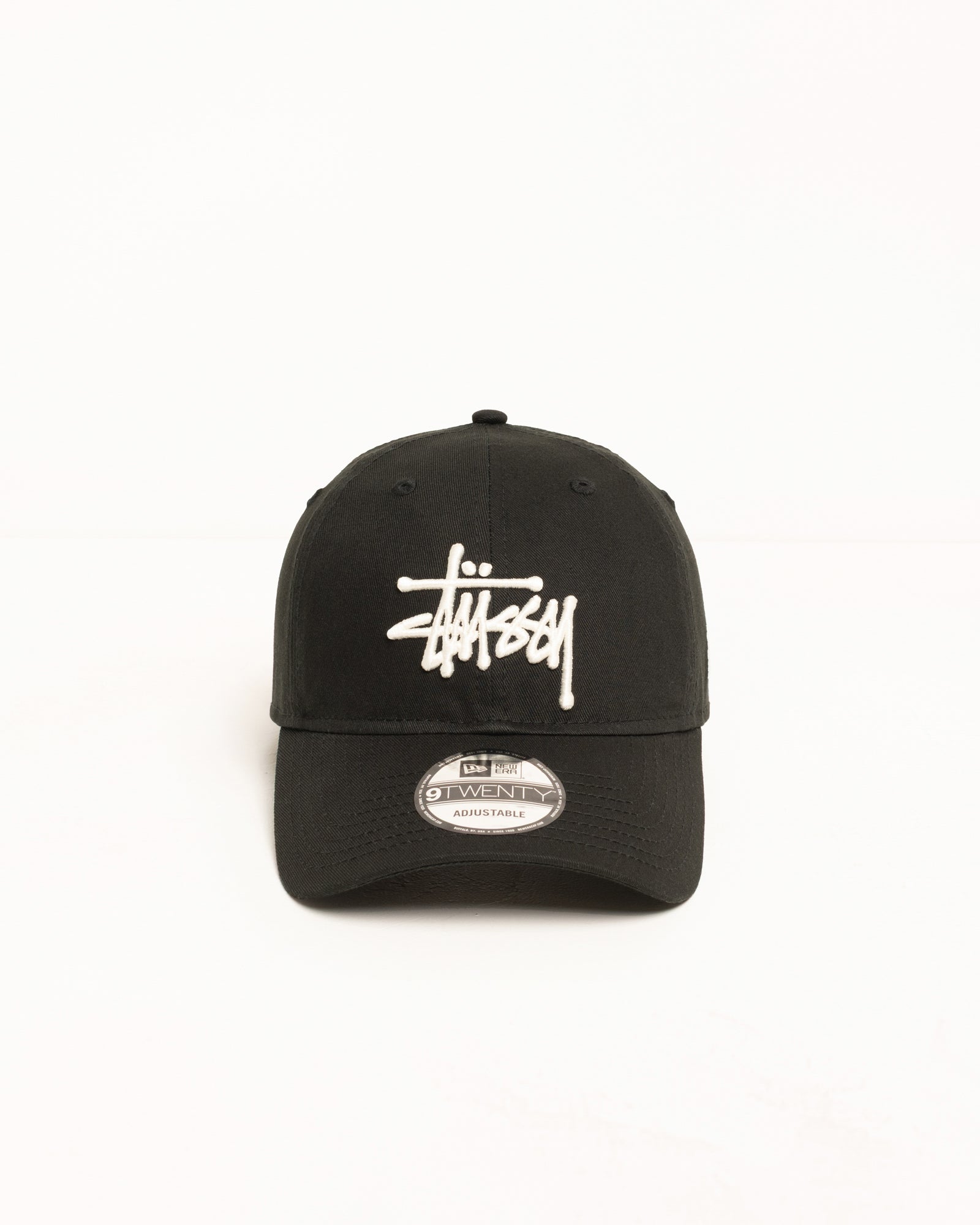 New Era 9TWENTY Basic Strapback – Black | Headwear | Stüssy Europe