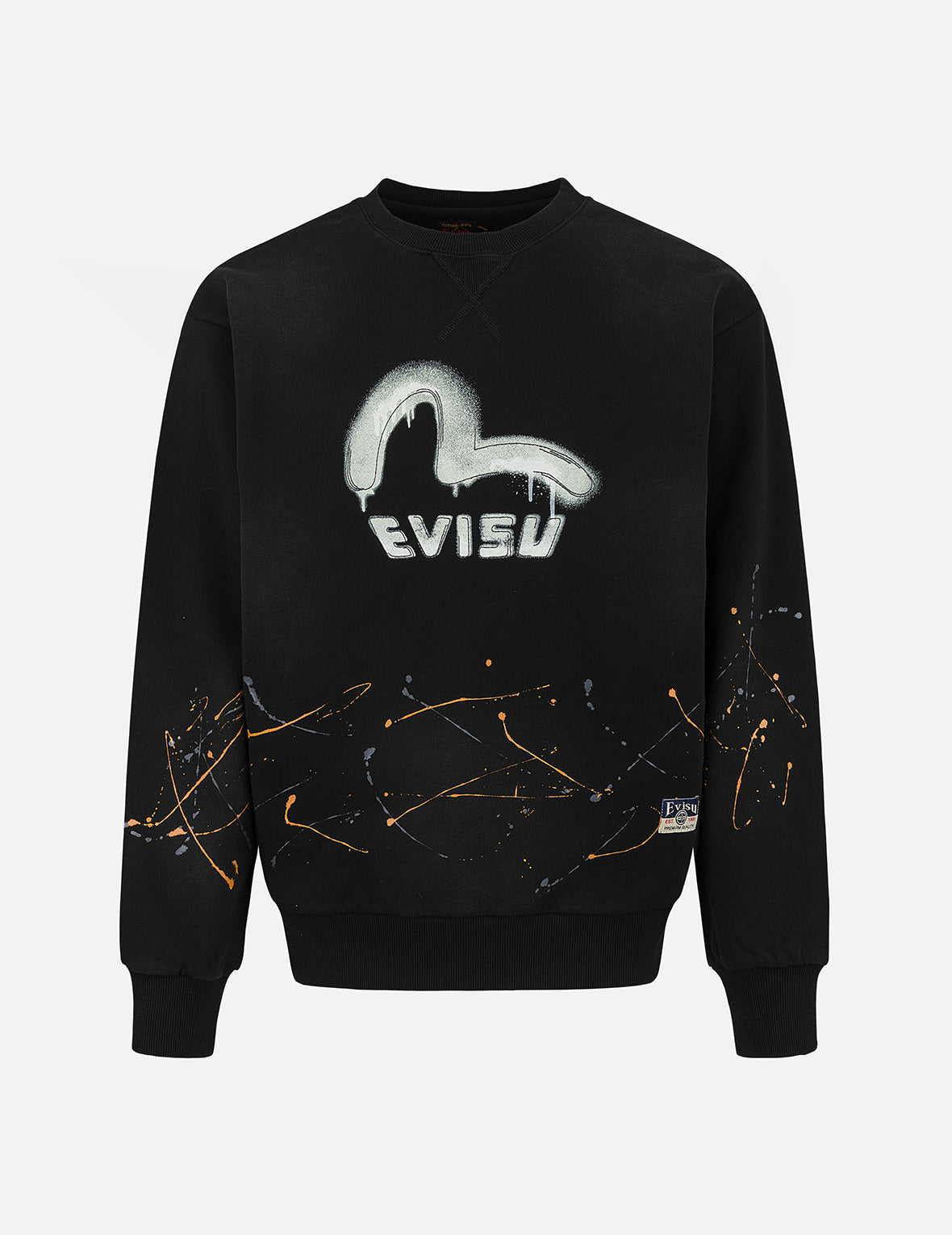 ロゴとカモメプリント リラックスフィットスウェットシャツ – EVISU