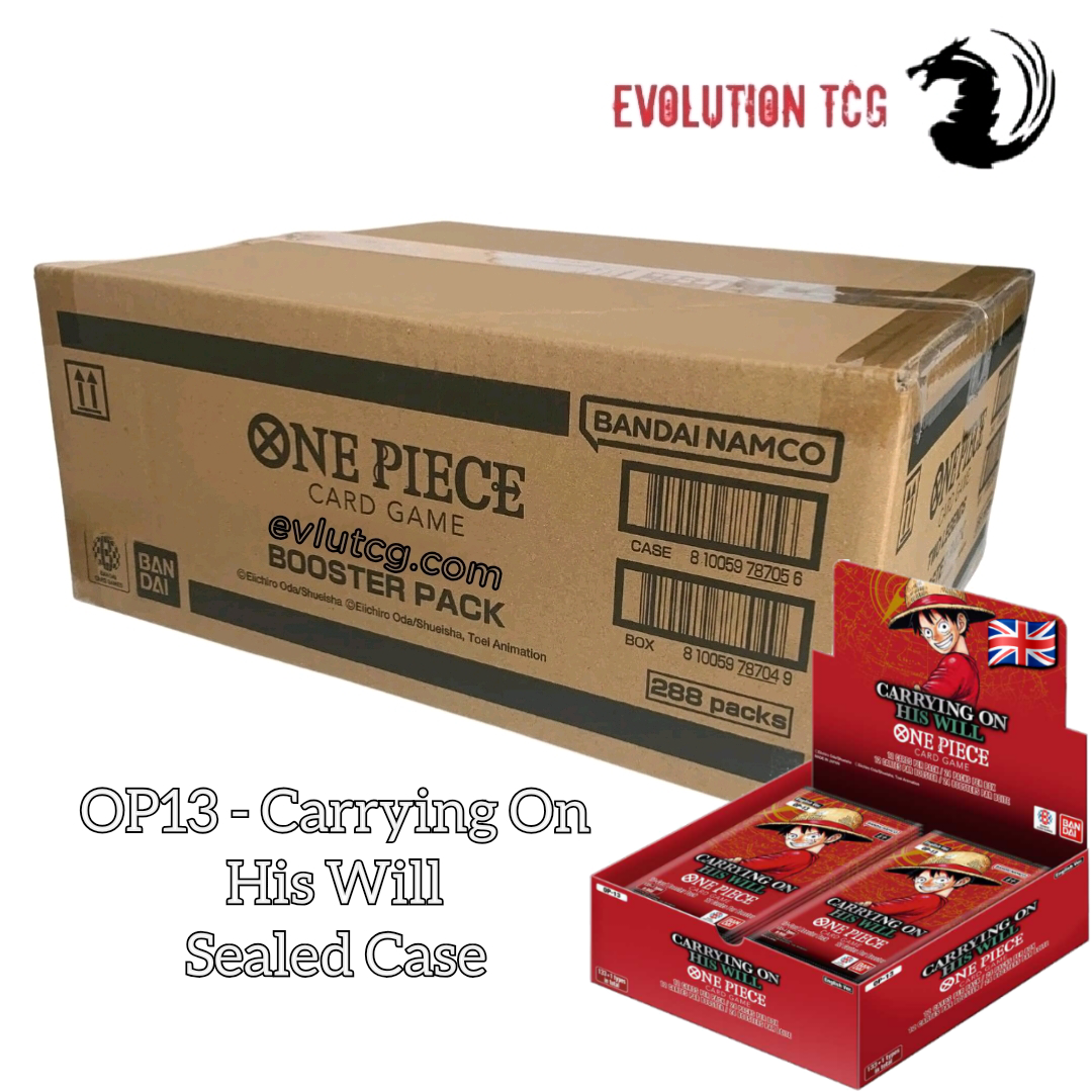 One Piece Card Game OP13 Carrying On His Will Sealed Case (12x