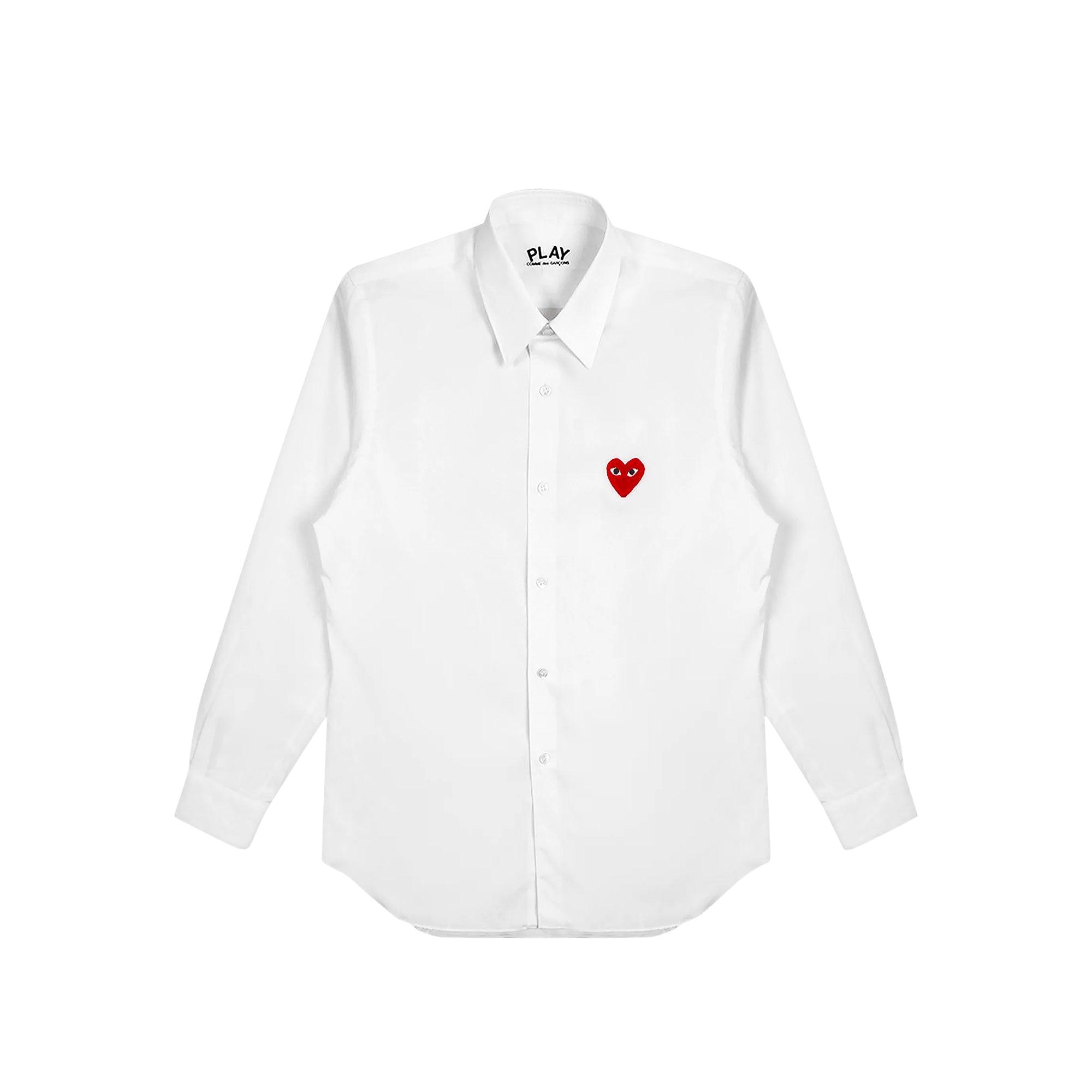 Comme des Garcon PLAY Mens Woven White Shirt – Extra Butter